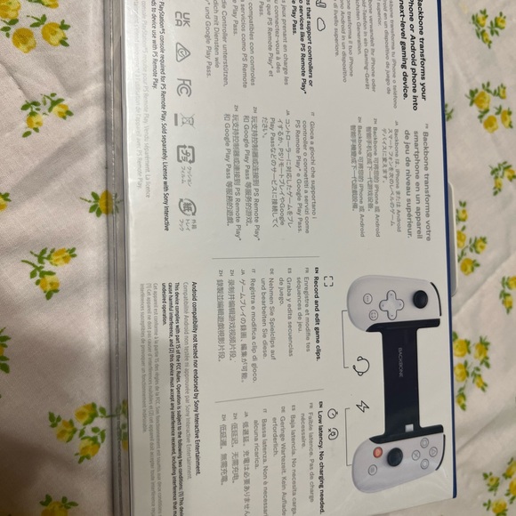 Sony White Handheld Console for Mobile Gaming